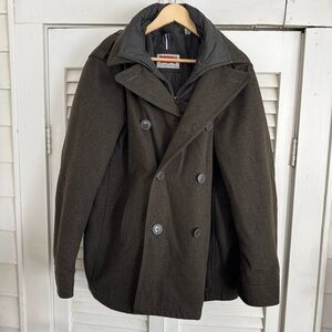 Levi's Classic Double-breasted Wool Blend Peacoat